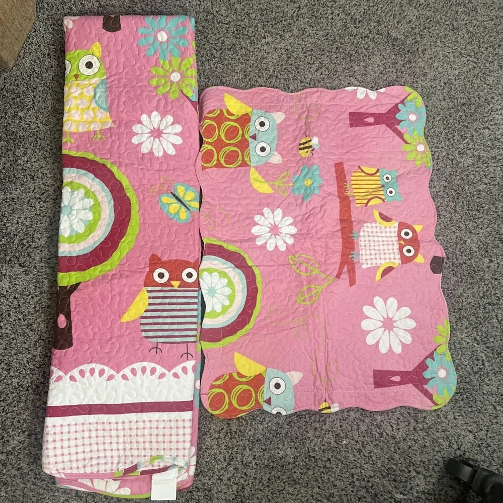 Smiling home twin size quilt & Sam set Floral 65